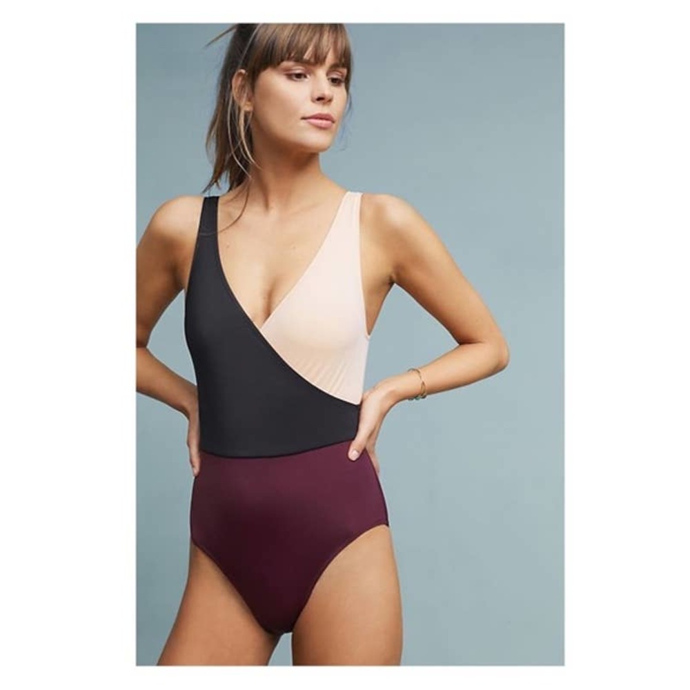 Solid And Striped The Ballerina Color-Block Swims… - image 2